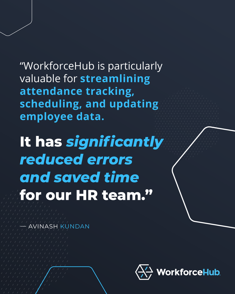 Swipeclock's tweet photo. Small changes, big impact. WorkforceHub's clean interface is making daily HR tasks faster, easier, and a lot less manual for teams like Avinash's.

See what WorkforceHub can do for your team → https://t.co/qWSfZBMqjS https://t.co/4tFZJoyYl2