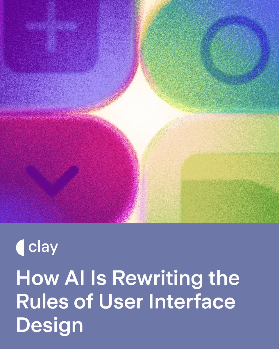 clayglobal's tweet photo. "AI will make design generic": https://t.co/oEg5ELIt52

Not quite. Clay Global's Head of Design, Dmitry Tsozik, says: “AI does not replace taste, judgment, or storytelling.”
__
#ai2026 #uiux https://t.co/8t80p4l6Pz