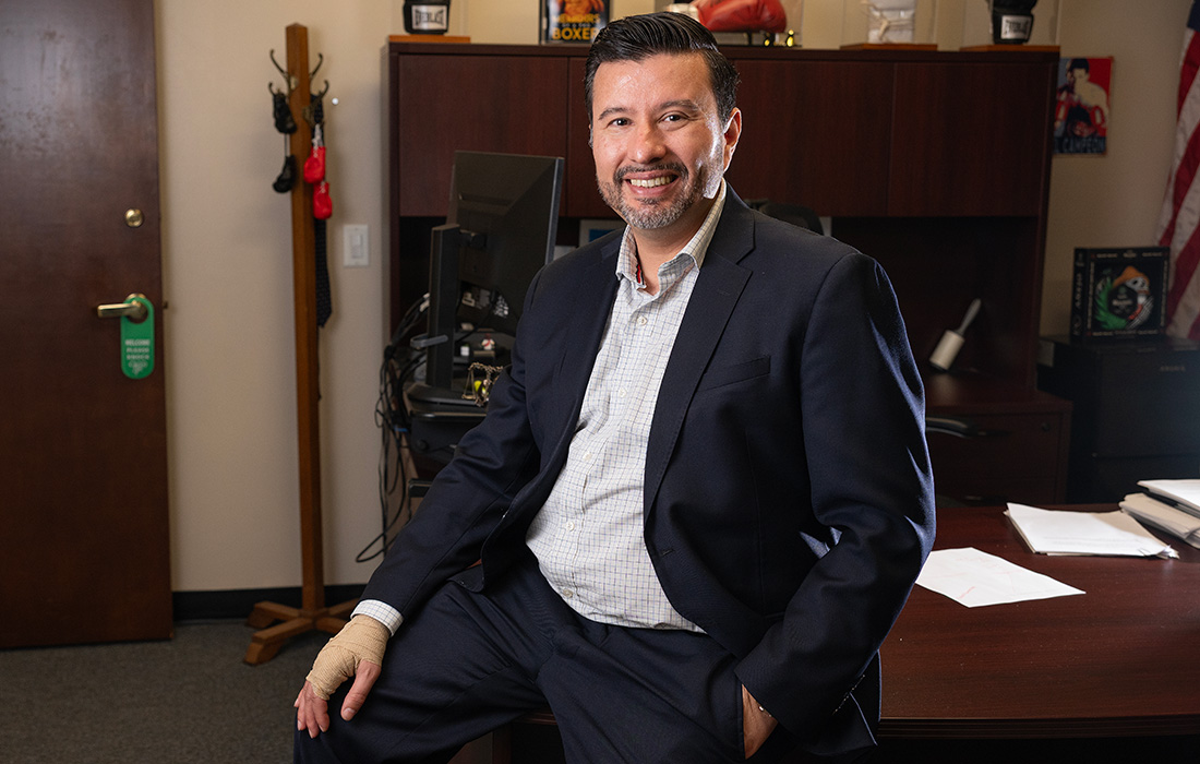 calpolypomona's tweet photo. What can a history degree teach you about winning a lawsuit? Turns out, quite a lot. ⚖️📚 

For CPP alum Louie Ruis (‘11, history), the research, evidence analysis, and critical thinking skills he developed in the CPP history department as a student paved the way for his career as an attorney.  

Today, Ruiz has two law offices in Ontario and Los Angeles, where he and his firm do pro bono work for Catholic nuns and other clients in need. Additionally, Ruiz is paying it forward to CPP through his active role in the CPP Latin Alumni Association and giving to the Hilda Solis Scholarship Fund to help CPP students achieve their goals.

As a Hispanic-Serving Institution, CPP proudly celebrates #LatinxHeritageMonth and the experiences, leadership, and impact of our students, faculty, staff and alumni.

Read more: https://t.co/rWxX5wxcxJ