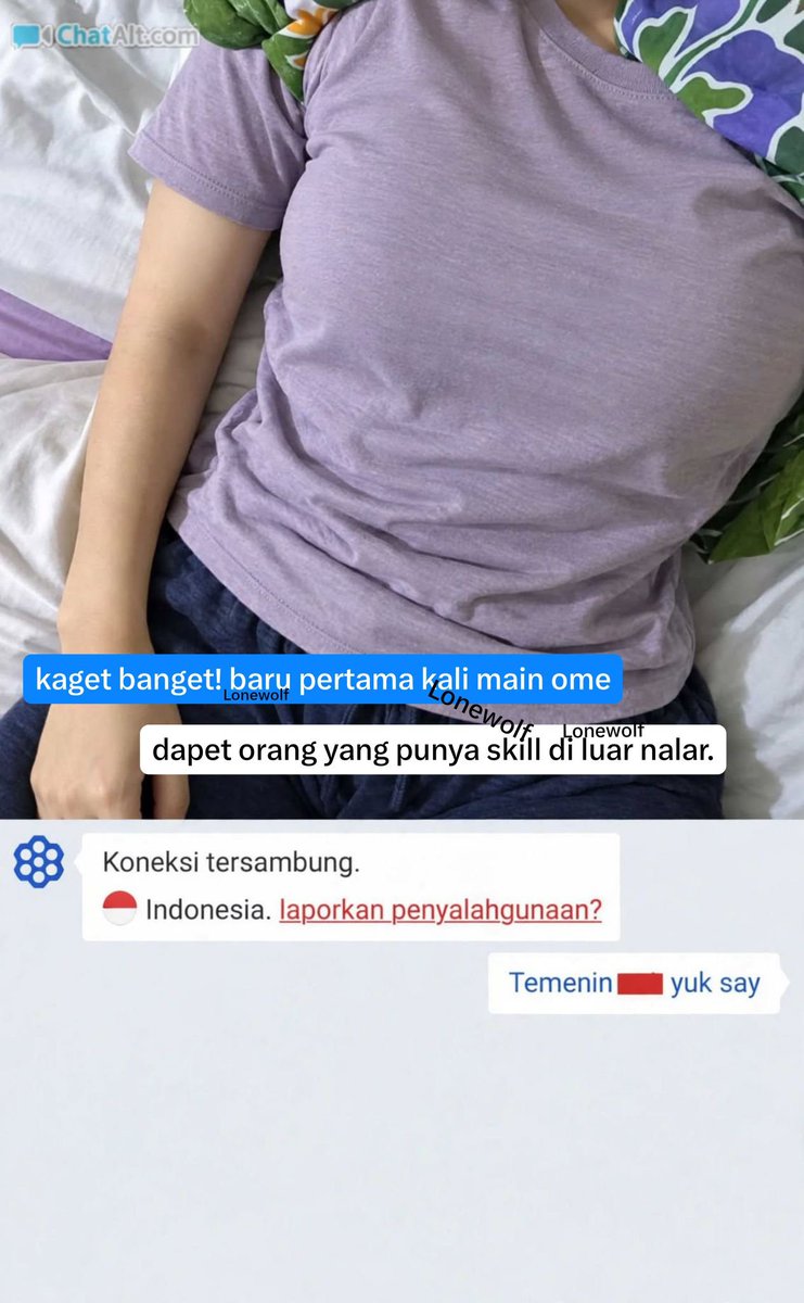 lonewolf_13060's tweet photo. kaget banget baru pertama kali main ometv langsung dapet orang begini😭 https://t.co/Tm9xNNsrdW
