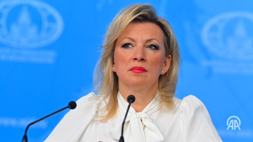 anadoluagency's tweet photo. 🎤 Russia Foreign Ministry spokeswoman Maria Zakharova says Moscow always honored ceasefires, ‘unlike’ Ukraine, in response to a question by Anadolu

Zakharova adds statements on Trump's idea of energy ceasefire with Ukraine must be ‘translated into action’ https://t.co/r3N3L0bzj3