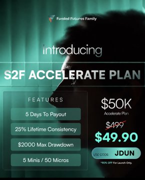 ssbahm07's tweet photo. I’ve NEVER seen anything like this before

Skip the eval, straight to funded, 5 days to payout. 

I don’t know how long they’re going to be able to keep this plan up… MILK THEM WHILE WE CAN!!

Only $50 with code JDUN 

https://t.co/JWs5ANijnA https://t.co/GhlX4UP3Ez