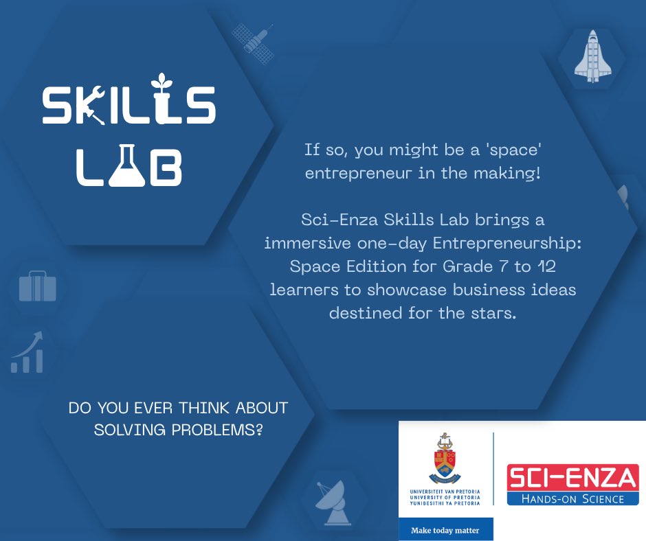 SciEnzaCentre's tweet photo. At the Skills Lab, learners will be inducted on how to prepare a business plan, build a prototype and pitch their ideas.

Ticket available at: 
https://t.co/qLtwqaAEH1

#Stem #StemEducation https://t.co/S2PfwjjYMS