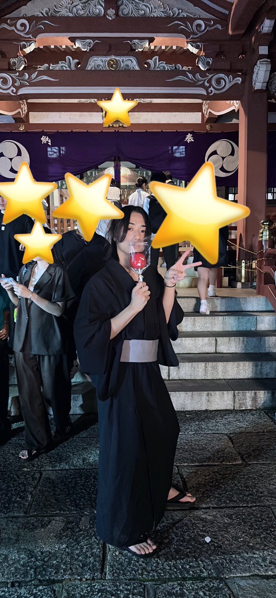 abcccho's tweet photo. 〜夏終わり〜

夏納めにお祭り行ってきた👘

だいぶ前に買った黒の浴衣やっと着れた💪 https://t.co/mOpD1Y4ENv