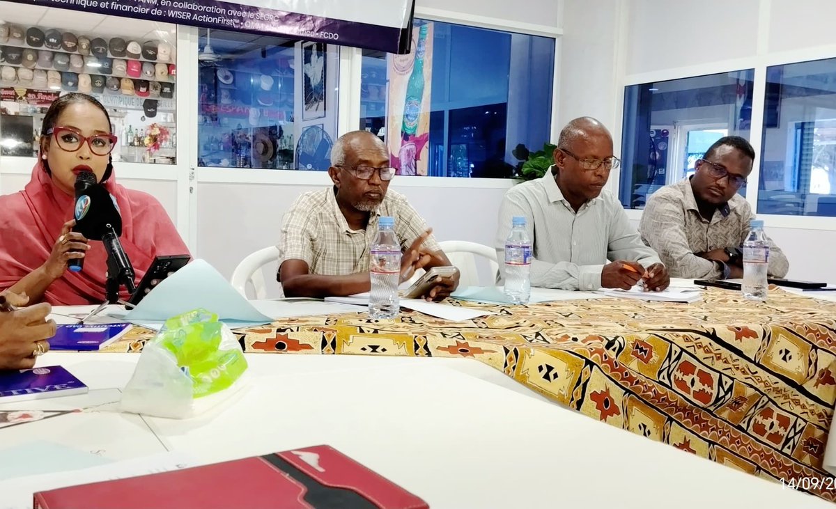agence_anm's tweet photo. 🌍 WISER Afrique à Djibouti 🇩🇯  Tadjourah

Sous l’autorité de M. le Préfet de Tadjourah, l’@ANM_Djibouti a poursuivi la démarche WISER Afrique 
🎯 Aléas prioritaires, impacts et besoins des acteurs locaux au cœur des échanges
#WISERAfrica #Djibouti #Tadjourah #ANM #Climat https://t.co/451mcygPSW