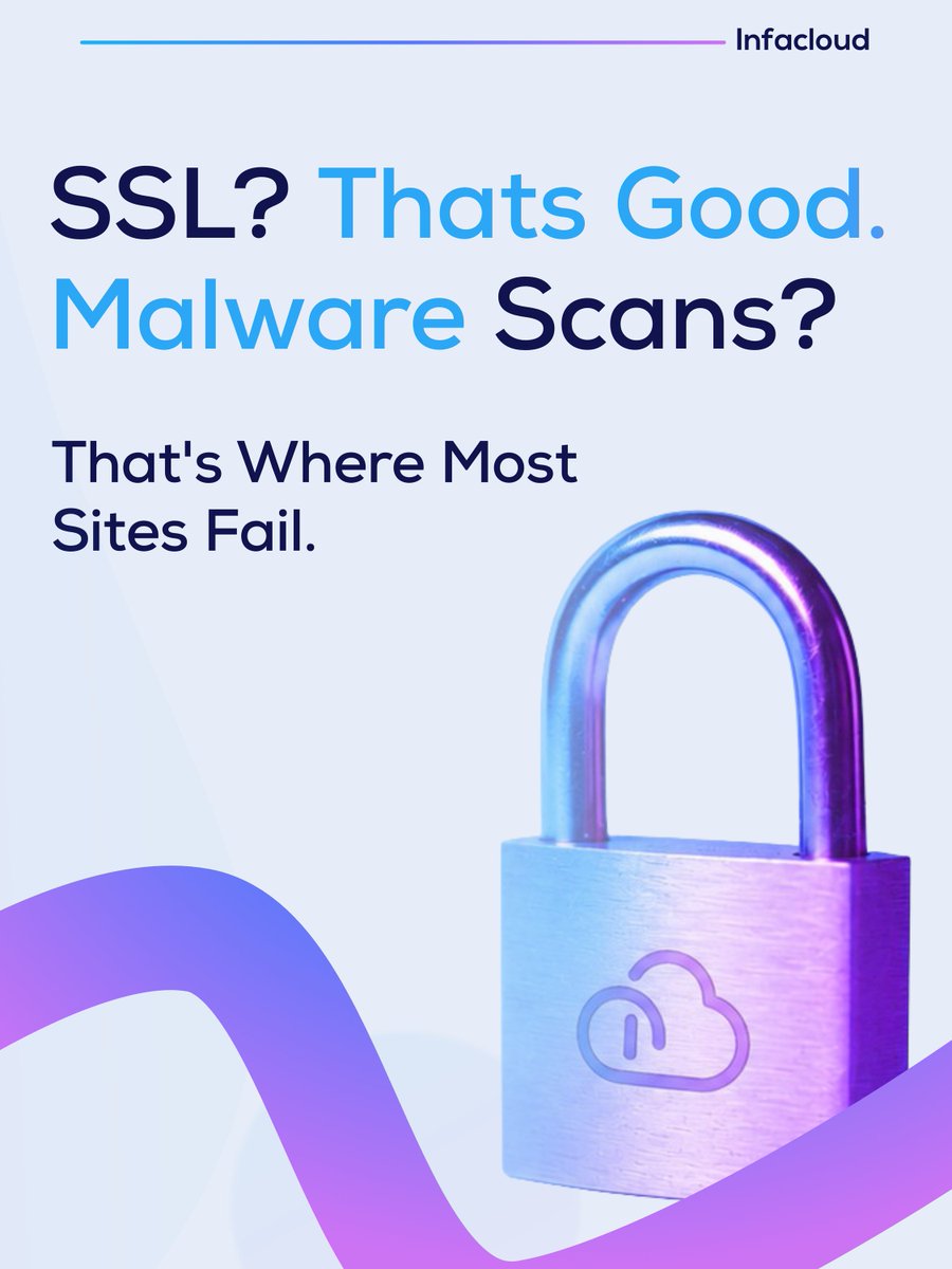 infacloud's tweet photo. SSL certificate? Brilliant. 

Malware scanning? That's where most sites fail.

Hosting needs to do more than just exist.

Get started at https://t.co/5sgAVA7Lt5

#WebHosting #CyberSecurity #SmallBusiness https://t.co/pEkjVUUljo
