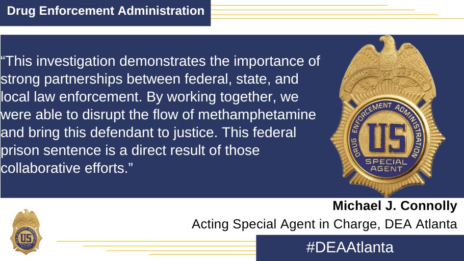 DEAATLANTADiv's tweet photo. Ice Trafficker Receives Frosty 14 Year Federal Prison Sentence

Read more by clicking: https://t.co/okfjeiNkVs

#DEA #Atlanta #PublicSafety https://t.co/ySqqVDeC1B
