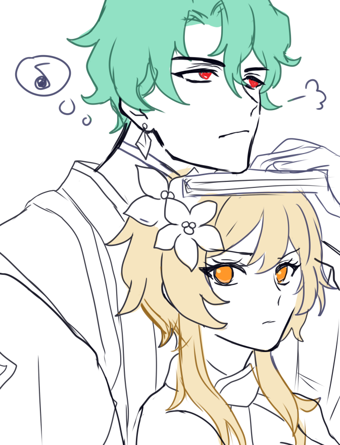 marureenu's tweet photo. zandik/lumine https://t.co/djLkAA4nee