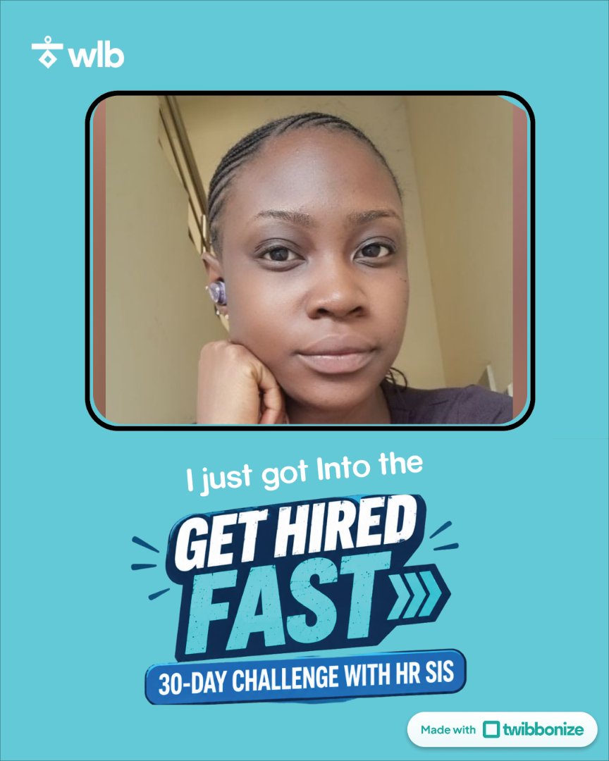 Favowrites_'s tweet photo. I've officially joined the Get Hired Fast Challenge with Hr Sis!
I'm committing to improving my career, sharpening my skills and taking intentional steps toward getting hired.
Let's get hired! πͺ
#GetHiredFastChallenge #HrSis #WLB https://t.co/j4xrLkmW2w