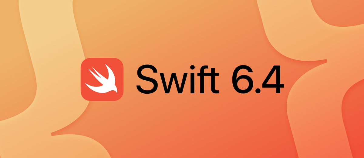 mishaldshah's tweet photo. Swift 6.4.0 is now available! 

Every Layer. One Language.

Swift is supported on multiple platforms, and it continues to expand. 

If you are interested in Swift open source, come join the https://t.co/07qIPWzm9A or check out the wide range of workgroups: https://t.co/ni2CgjnaQF https://t.co/XAN8DVhLIy