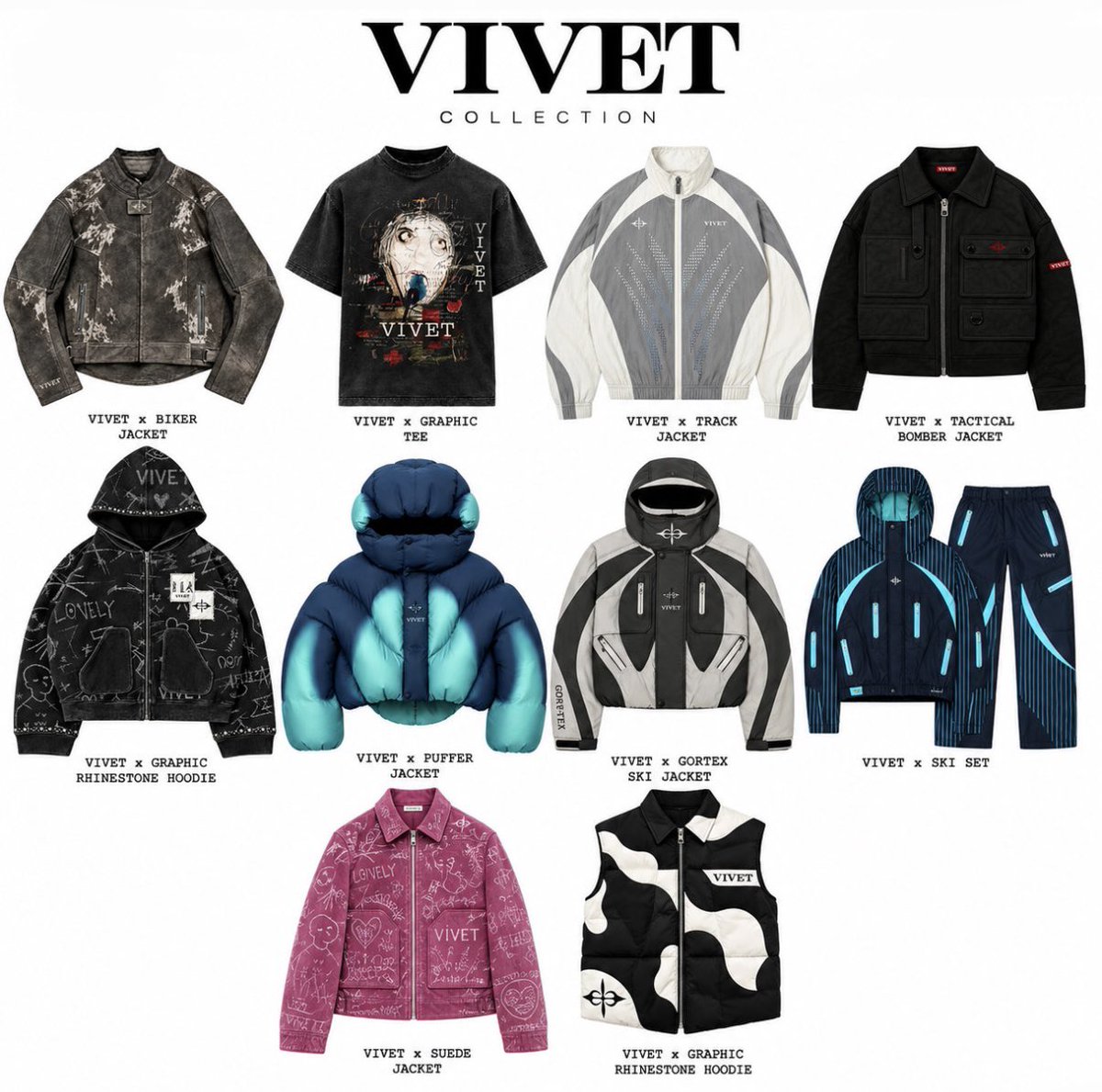 korzawyd's tweet photo. A Graphic Designer created his own VIVET collection if he were to be hired by Kai Cenat 👀 https://t.co/vNKU5HEJav