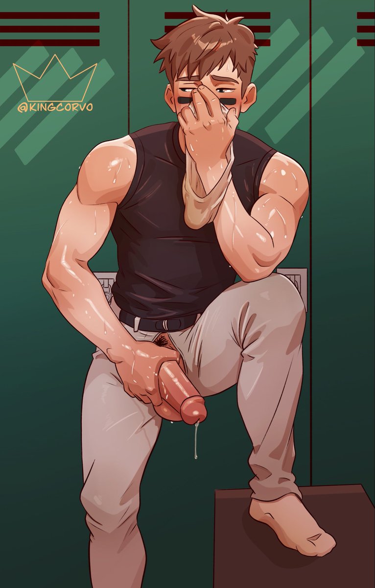 _kingcorvo's tweet photo. Horny Bois stay in the locker room so they can learn how each of their teammates jocks and socks smell. https://t.co/UOpncygGny