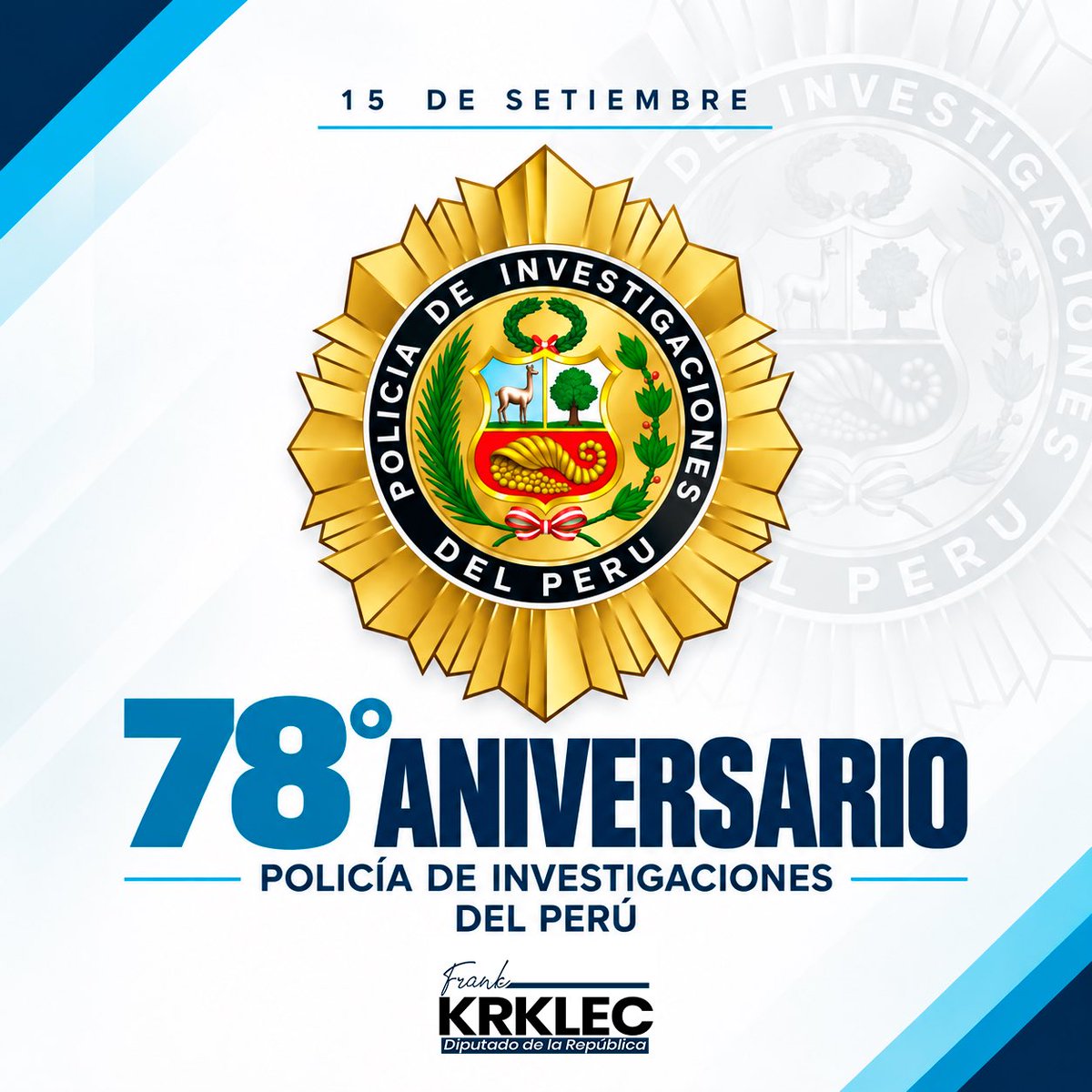 fkrklect's tweet photo. Hoy conmemoramos el 78.° aniversario de la Policía de Investigaciones del Perú, institución que dejó una huella fundamental en la investigación criminal y cuyo legado estuvo presente en el trabajo de inteligencia que, años después, permitió al GEIN capturar al líder terrorista de Sendero Luminoso, Abimael Guzmán, dando un golpe decisivo al terrorismo.

Mi reconocimiento a quienes formaron parte de la PIP y a todos los que mantienen vivo su legado de investigación, inteligencia y servicio en nuestra PNP.

¡Honor y Lealtad! 🇵🇪

#FrankKrklec #RenovacionPopular #PIP #GEIN #HonorYLealtad
