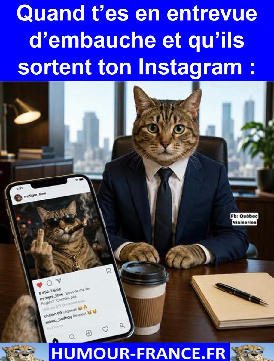 HHumourFrance's tweet photo. Humour-France : https://t.co/hT4KBy5trH
Boutique : https://t.co/PyvZpZsCGZ
T-SHIRT HUMOUR : https://t.co/0sZzm3Poub
#divertissement #jpp #fourire #fou #comique #rires #frenchhumour #souris #mortderire #ptdr #blague #humour #drole #marrant #blagues #mdr #fourires https://t.co/SE9zsbxHe1