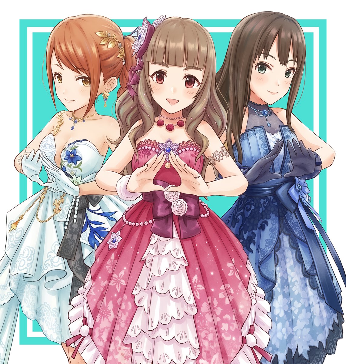 SweetWitch's tweet photo. 奈緒ちゃん誕生日おめでとう！！🎂🎉🌈
Triad Primus 奈緒、加蓮、凛、最高の3人組💕
#神谷奈緒生誕祭2026
#神谷奈緒誕生祭2026 https://t.co/5p8GXx03wk