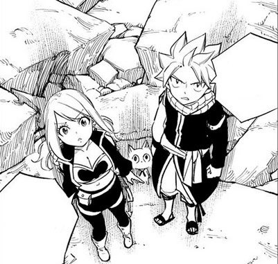 eraciou's tweet photo. WE GOT A LITTLE MOMENT OF OVERPROTECTIVE ANGRY NATSU OVER LUCY AND HAPPY https://t.co/uWlvGJX8IU