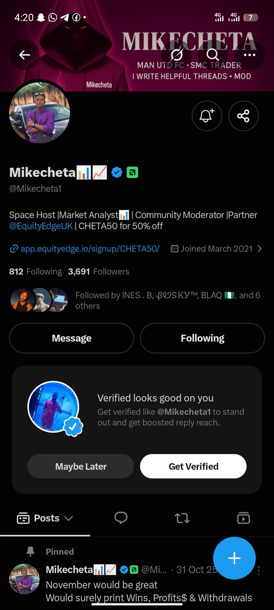 Ton3ii's tweet photo. @Mikecheta1 @kingstonpips @TRADEWITH_DAVID @Fx_Picasso @Gbemhi_Trades @CARTOONFX001 @Investor_Theo @CeciliaAny88170 @Edimax_1 Done 🥲
$5k account https://t.co/bsjAH5NKYQ