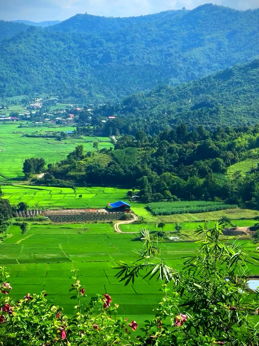IndiaAesthetica's tweet photo. Kakching, Manipur 🟢🏘️⛰️🇮🇳 https://t.co/RyZl9gAxA3