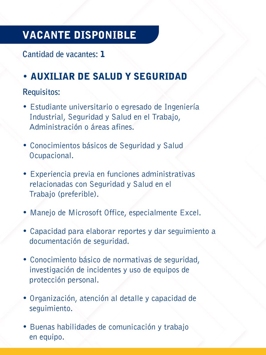 InfotepRD's tweet photo. ¡Oportunidades laborales en San Francisco de Macorís!

Este jueves 17 de septiembre, participa en nuestra Jornada de Empleo y conoce las vacantes disponibles en diferentes áreas.

📍 Regional Cibao Nordeste
🕘 9:00 a. m. a 3:00 p. m.

Desliza ⏩️

#INFOTEP https://t.co/ozupiL0znT