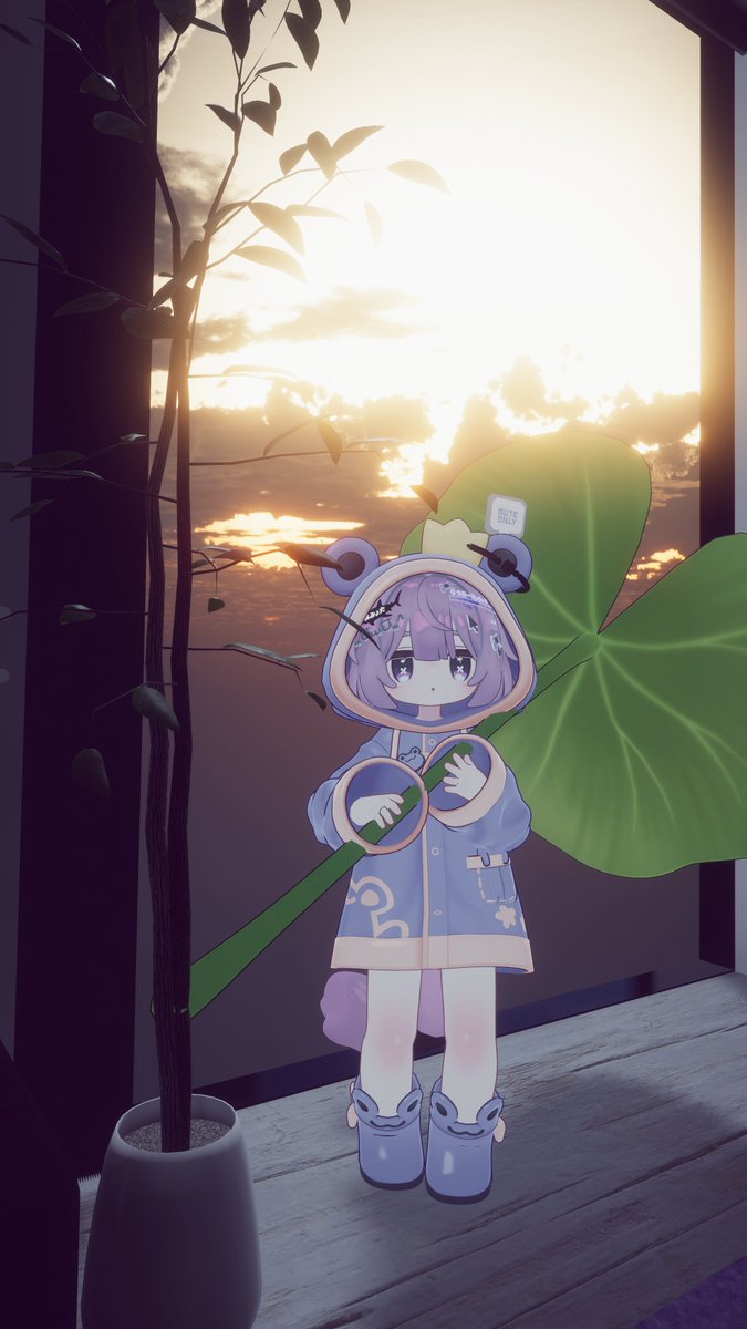 VR_Amyota's tweet photo. おはよ～ヾ(*´∀｀*)ﾉ
すいすいすいようび！最近雨ばっかりで嫌になるよね～(´･ω･`)
雨にも負けずがんばってこ～(`･ω･´) https://t.co/dQ3Vr6f92s