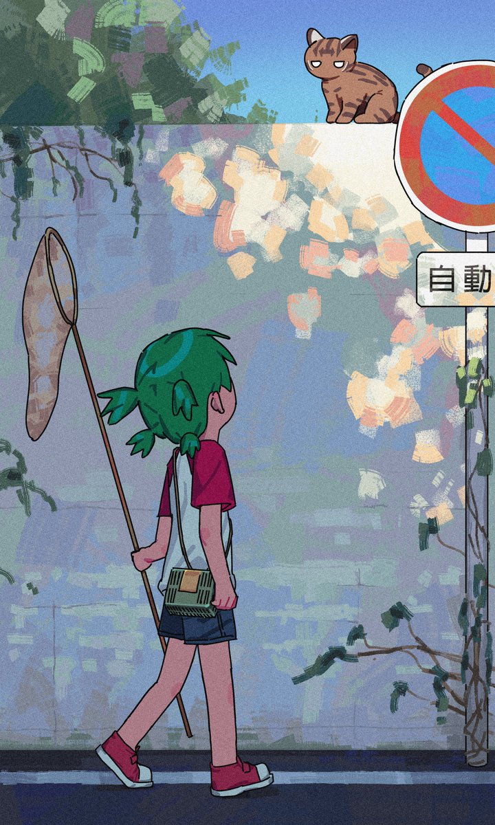 pilot_webber's tweet photo. Yotsuba &amp; Maya https://t.co/EVOqElrAFj