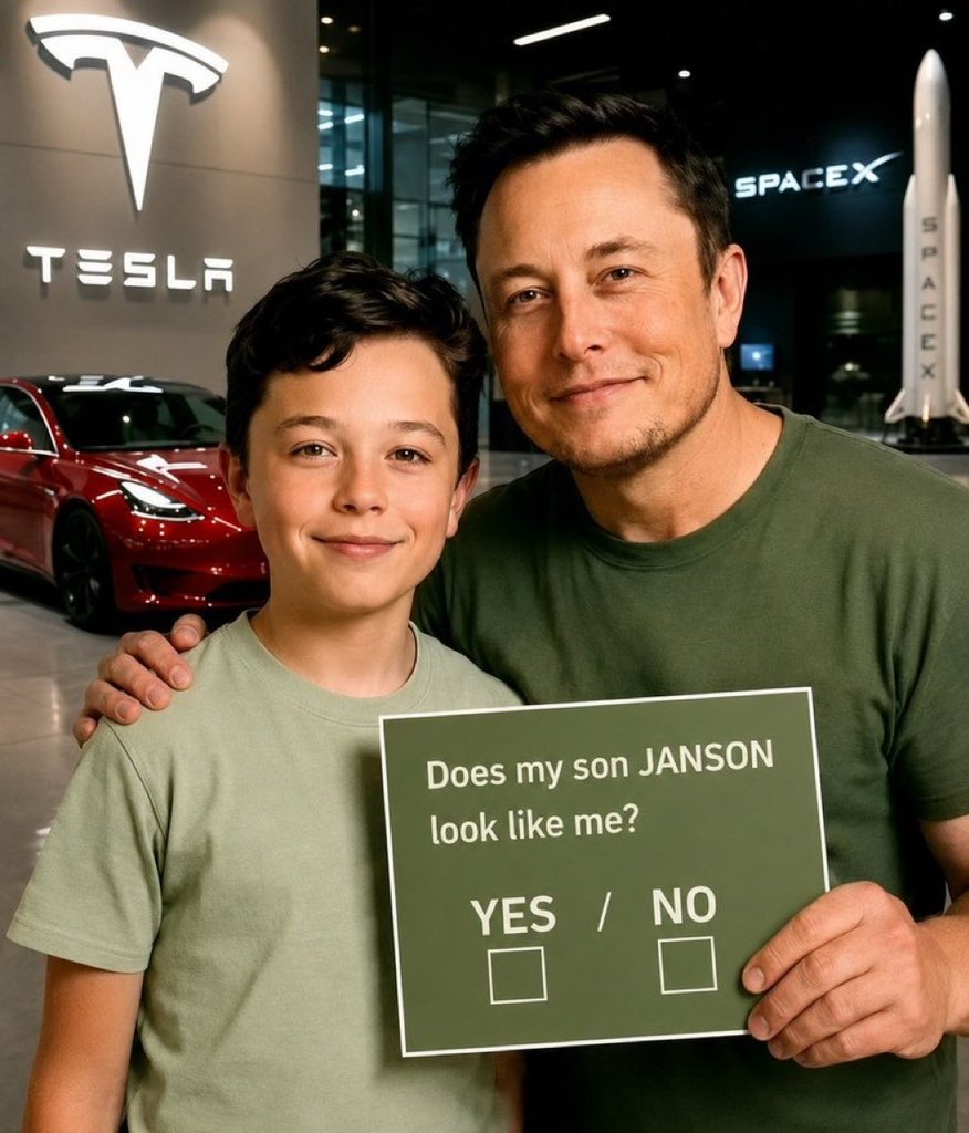 CEOPRIMEts's tweet photo. 🤔 Be honest 👇 

Does he look like a mini version of his dad? 

✅ Yes 
❌ No https://t.co/whkluzaBAF