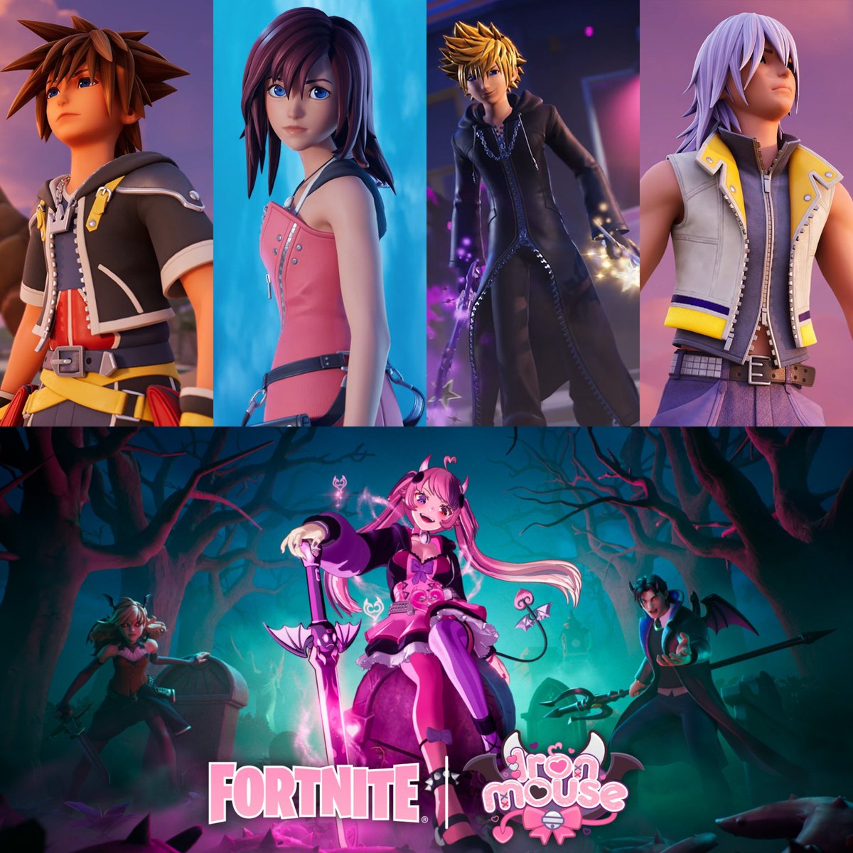 Abdyyx1's tweet photo. KINGDOM HEARTS/IRONMOUSE SKIN OF CHOICE GIVEAWAY 💙✨️

 1x Winner

✅️ Follow @Abdyyx1
💙 Like
♻️ Repost

⏳ Ends when release!
#Fortnite https://t.co/ZftCvz5BNl