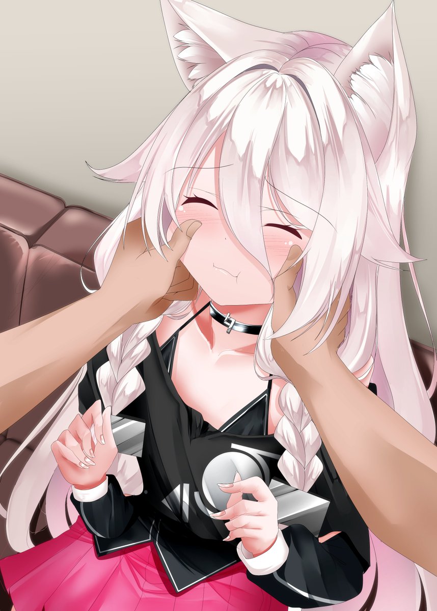 btbta1234's tweet photo. 猫耳IAちゃんのほっぺをむにむにする落書きでけた！！ https://t.co/rOiVQVrrXS