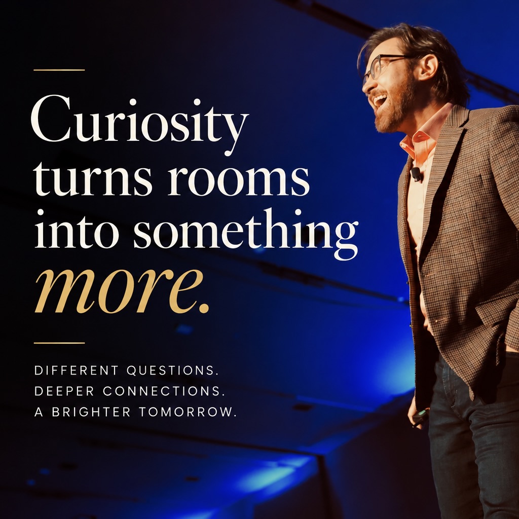 BrettCulp's tweet photo. Curiosity has become one of the ideas I return to again and again in my keynotes. Not simply as a way to learn something new, but as a way of seeing one another differently.

A curious person doesn’t enter every conversation already knowing the answer. They leave a little room to be surprised. And sometimes that small opening is enough for a new story, a deeper connection, or an unexpected possibility to emerge.

Maybe creating a brighter future begins with something surprisingly simple: being willing to ask a different question.