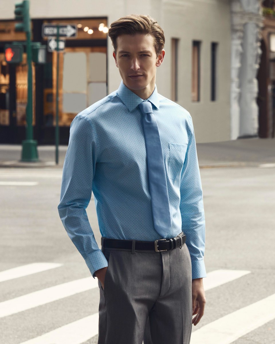 VanHeusen's tweet photo. Polished begins with the right shirt. https://t.co/pEMDHTgJwU