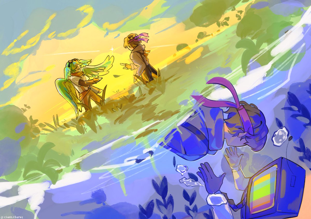 chaoscheros's tweet photo. Ive been watching a lot of minecraft content lately…
#odysseyduo #believerduo #wifiesfanart https://t.co/0XEepau0lO