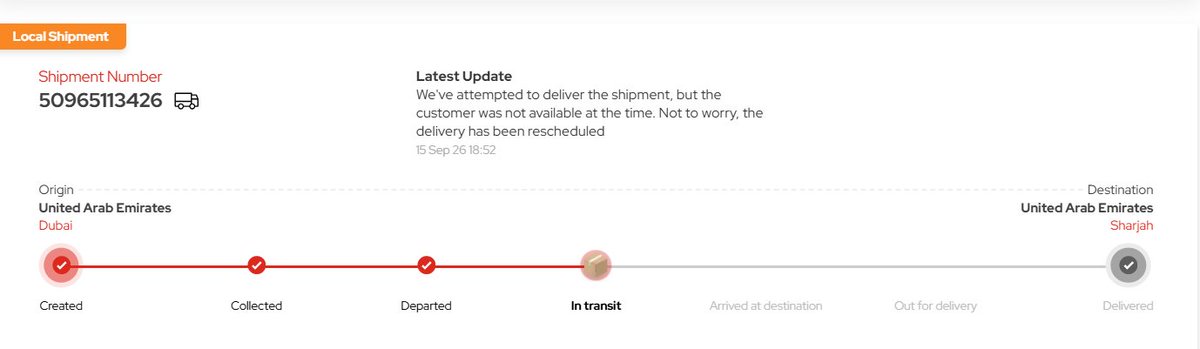 rishianwar's tweet photo. @Aramex You are putting false information into the system by stating that a delivery attempt was made and that the customer was unavailable. This is completely incorrect. I was waiting for the shipment, and no one contacted me or came to deliver it.Please do not mislead me with incorrect https://t.co/SgGPWgi12y