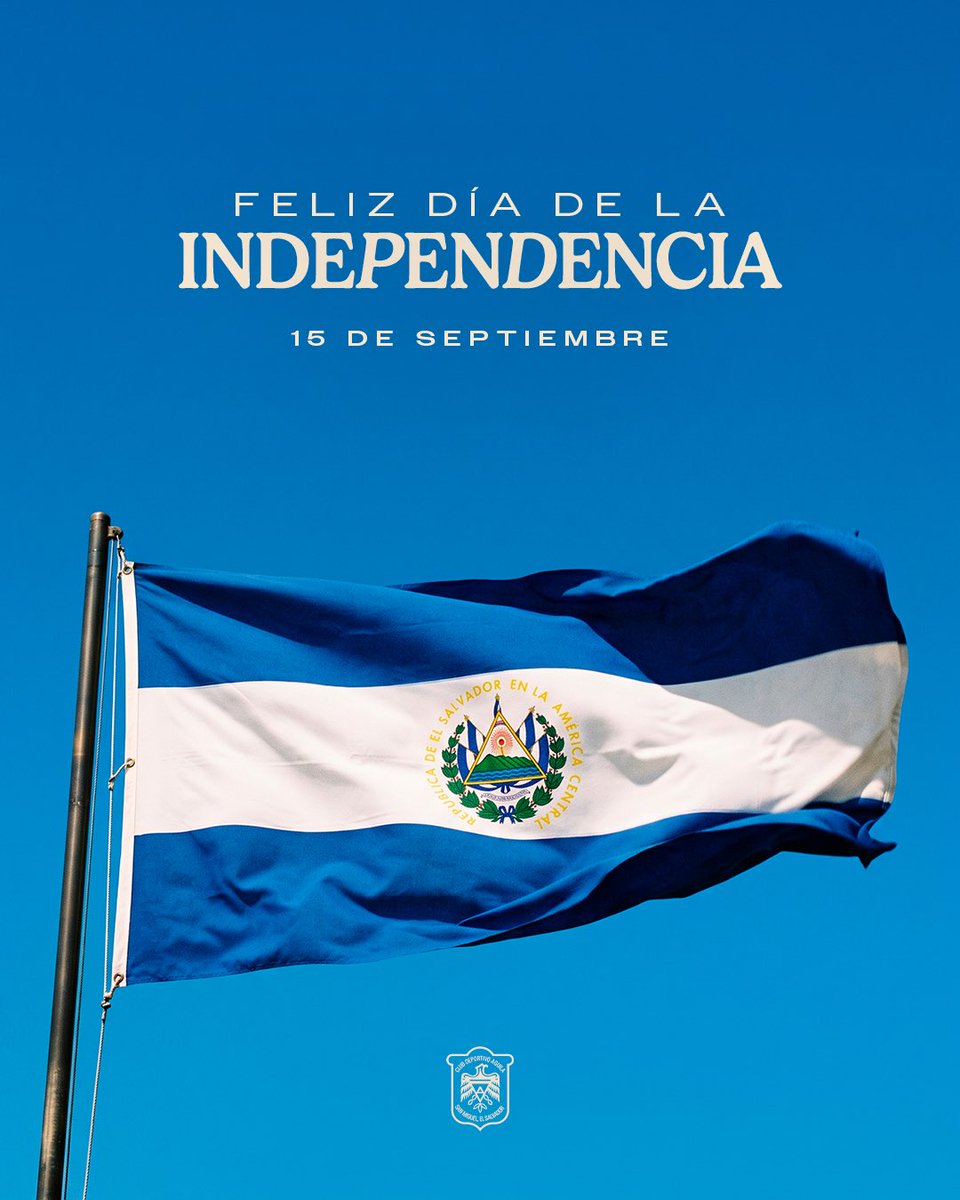 cdaguilaoficial's tweet photo. 205 años de independencia 🇸🇻  

Sin descanso a su bien consagrar 💙🤍. https://t.co/2x8R5aWZLc