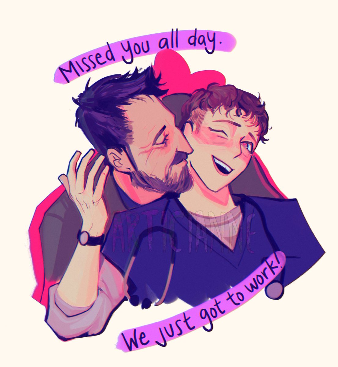 articianne's tweet photo. Siri play Friends Kiss Too ✨ by Danny and Alex #hucklerobby https://t.co/XM2H5ad5Wa