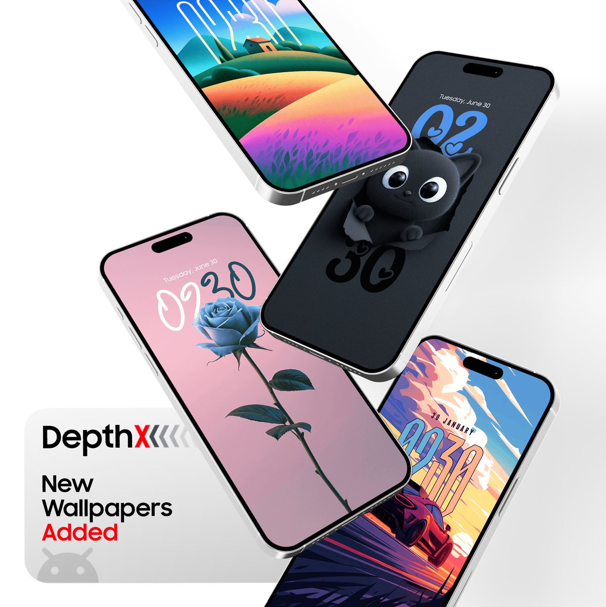 AppsLab_Co's tweet photo. New Wallpapers Added to DepthX✨
https://t.co/VM5SPCt3ha

Which one do you like? https://t.co/4skY4wAoRJ