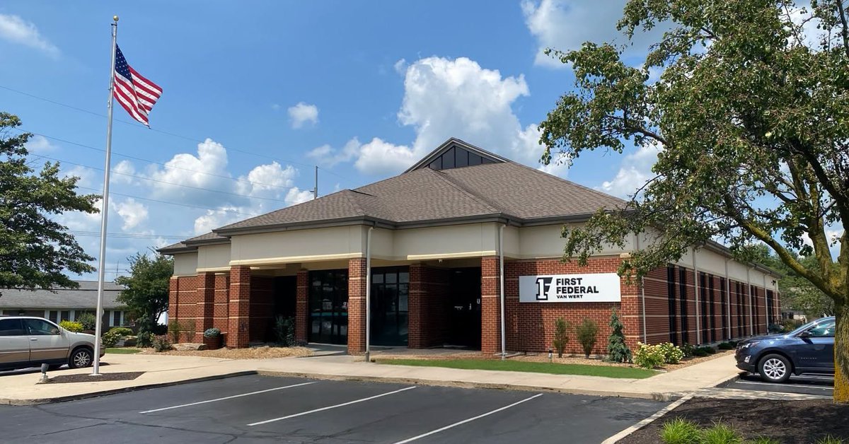 FirstFedVW's tweet photo. On this day, in 1997, our 679 Fox Rd. location opened the doors to the #VanWertOhio community!

For 29 years we've been helping customers with their financial needs, celebrating milestones, and building lasting relationships along the way. 🧡

#firstfederalofvanwert #bestbank https://t.co/J8Gp1qJzts