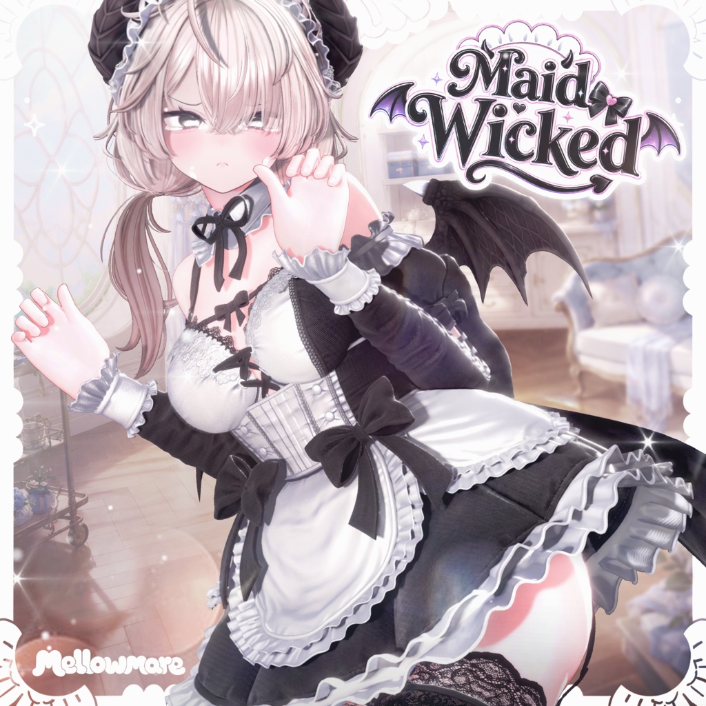 BOOTH_NOW's tweet photo. 🎉『Maid Wicked』 출시 기념 이벤트! (할인은 09/18까지✨)
🎁 팔로우 + RT 5명 / 팔로우 + 좋아요 3명 추첨 풀 패키지!

클래식한 메이드 드레스에 작은 악마의 뿔과 날개를 매치한, 달콤하면서도 살짝 짓궂은 무드가 포인트 !😈

가터벨트·스타킹의 디테일과 화려한 프릴의 아름다움에
정신을 놓치지 마세요.🔥

🔗: https://t.co/Eqt3IbKakZ
🗓️ 당첨자 발표: 09/23
