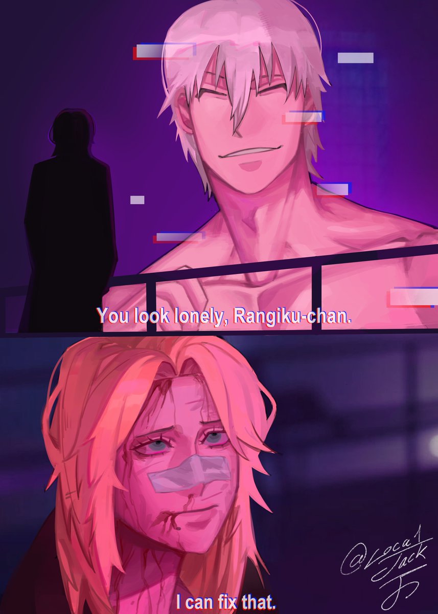 Loca1Jack's tweet photo. You look lonely. I can fix that.
#bleach #gin #rangiku #ginran
Inspired by Blade Runner 2049 https://t.co/IcFQTl4ISB