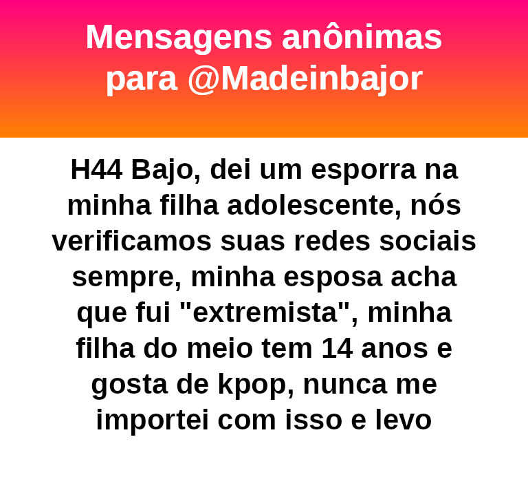 madeinbajor's tweet photo. Errado vc não tá. 
Adolescentes geralmente não pensam e vão pelo efeito manada. 
Se ninguém impor limites fica insustentável.  #bajo45958 https://t.co/7Zip9BZVpS