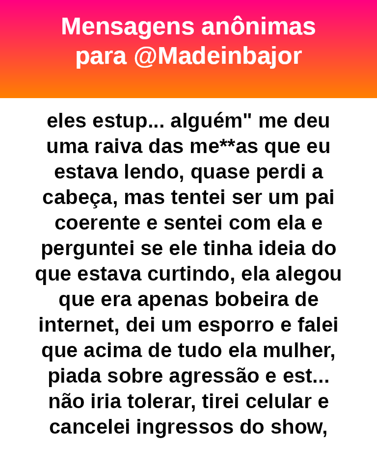 madeinbajor's tweet photo. Errado vc não tá. 
Adolescentes geralmente não pensam e vão pelo efeito manada. 
Se ninguém impor limites fica insustentável.  #bajo45958 https://t.co/7Zip9BZVpS