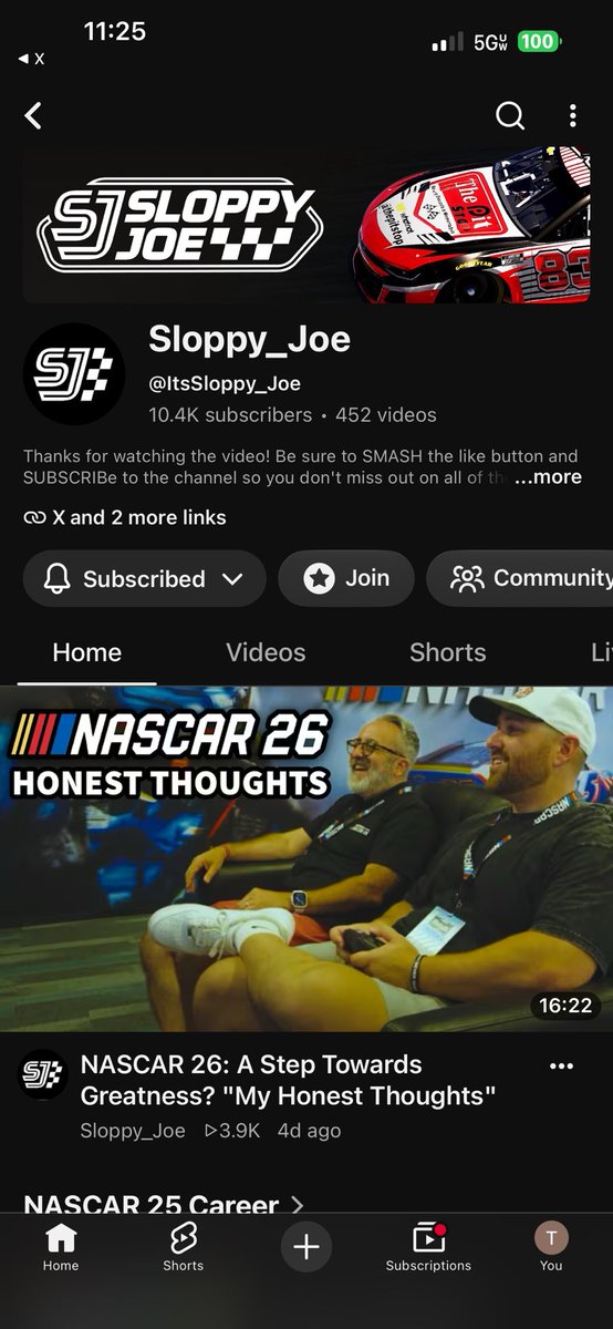 PCHammond15's tweet photo. @JoeyStone_8 @MovementYT_ @NASCAR26TheGame @ENASCARGG @iRacing PS5 and I’m subscribed https://t.co/6l9DkNjoXi