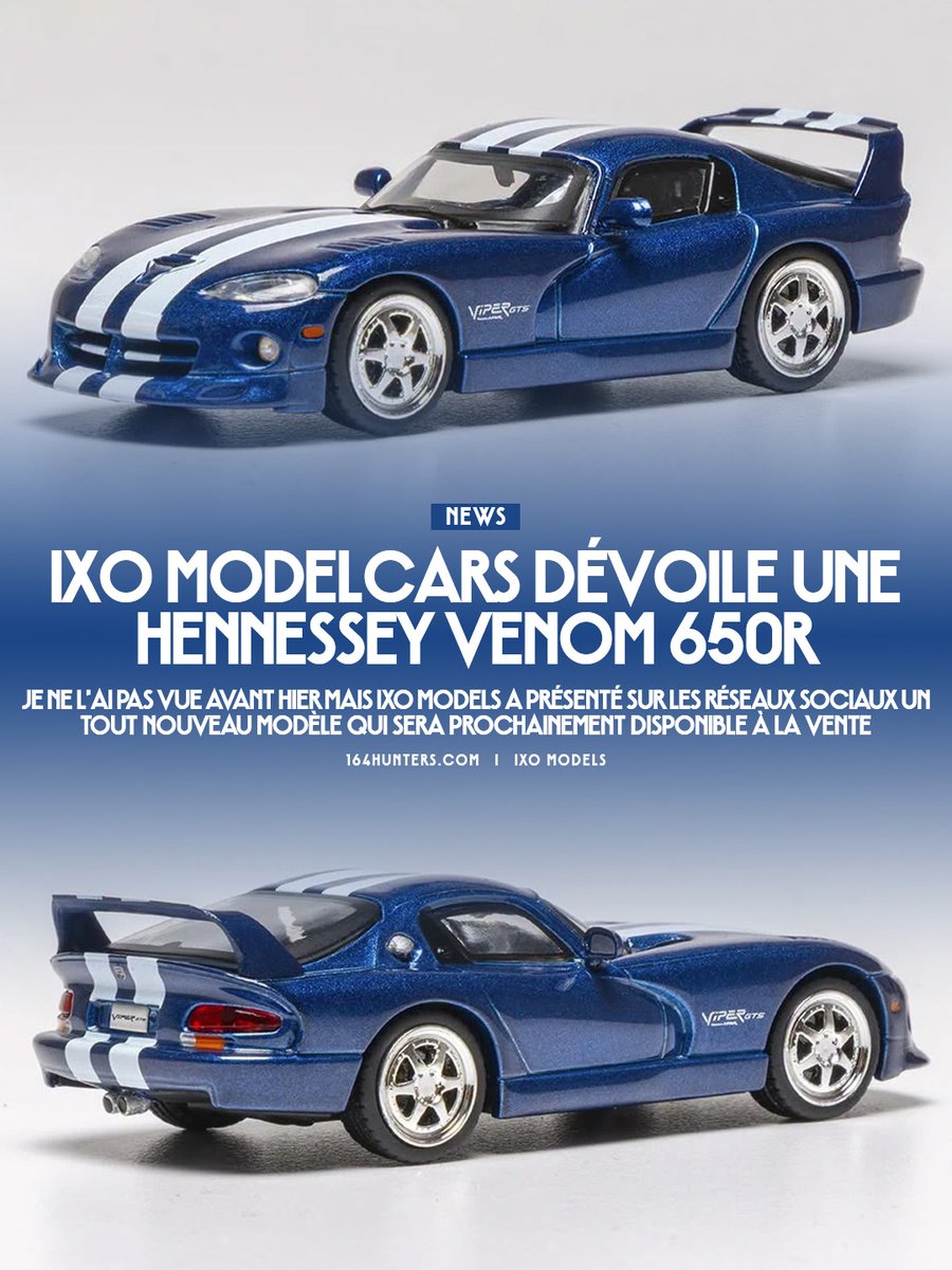 luisNeey's tweet photo. Ixo Modelcars unveils a Hennessey Venom 650R. https://t.co/MCFxBhfJ4e
