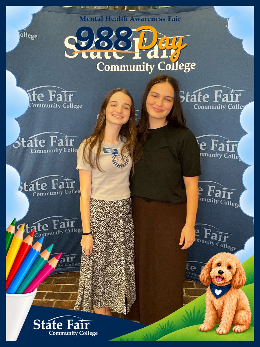 sfccmo's tweet photo. Active Minds at SFCC and SFCC Counseling Services brought 988 Day to campus. 💚 On Tuesday, Sept. 8, students gathered in Yeater Lobby for resources, activities and support focused on mental health and well-being.
 
#SFCC #988Day #MentalHealthAwareness #YouMatter https://t.co/45uPHUgNxb