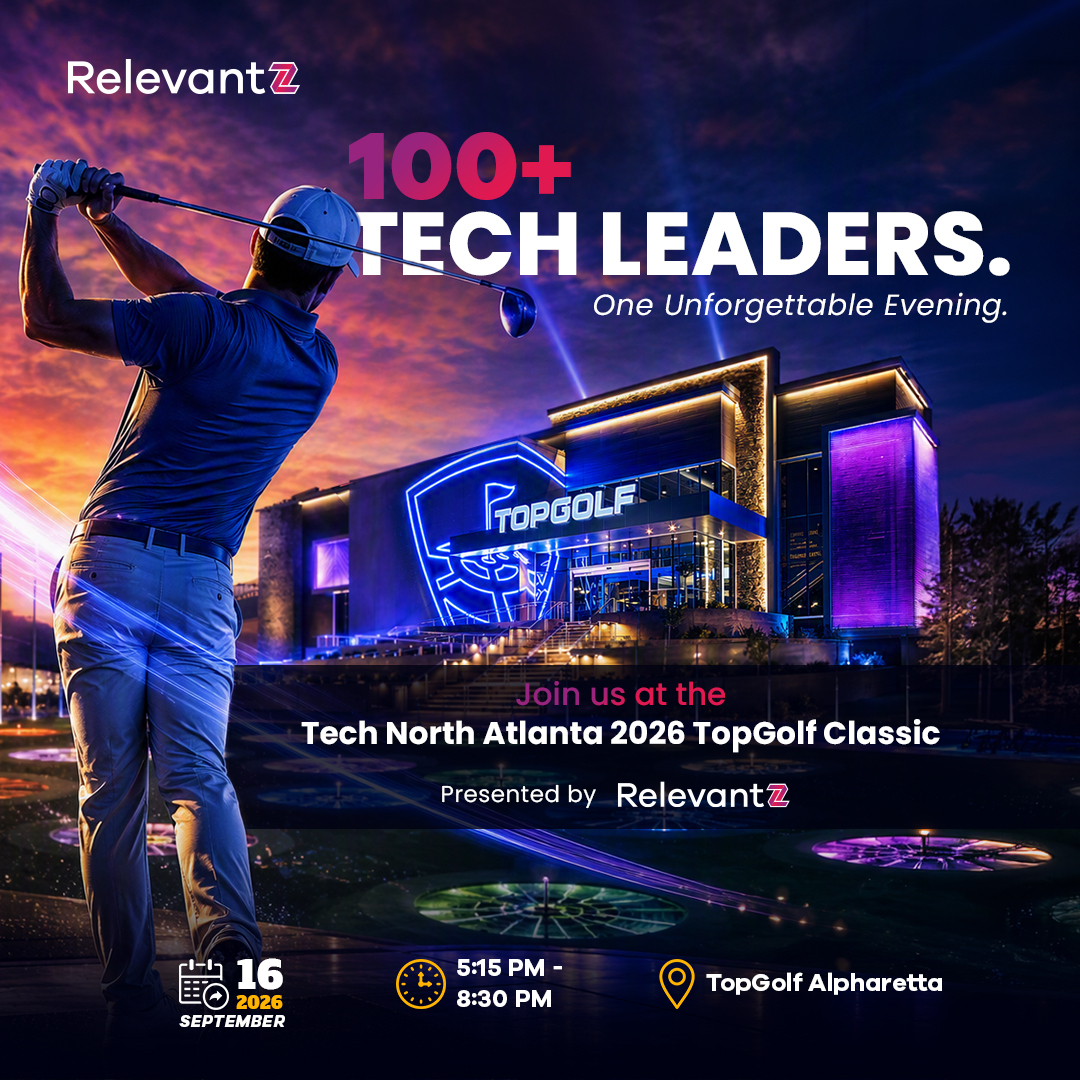 relevantztech's tweet photo. We're proud to present the @TechNorthATL 2026 TopGolf Classic and can't wait to connect with the Atlanta tech community for an evening of golf, networking, &amp; fun.  

If you're attending, be sure to stop by and say hello!  

#Relevantz #TechNorthAtlanta #TechLeadership #TopGolf https://t.co/gHiK8xajUo