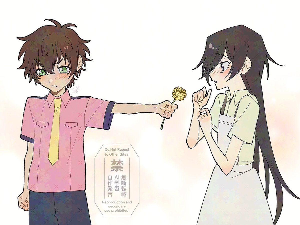 nuchatea3's tweet photo. ⚠️幼少期スザルル♀
仲直り😊💐 https://t.co/h6MwwwakWf