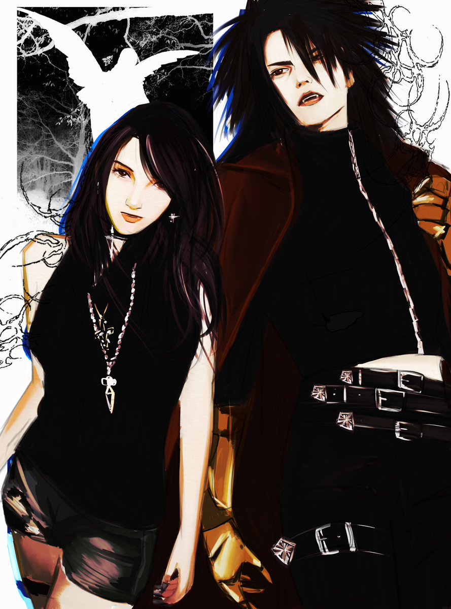 blurryzip's tweet photo. vampire szn 🦇 #ff7 https://t.co/jpdQBv0hat