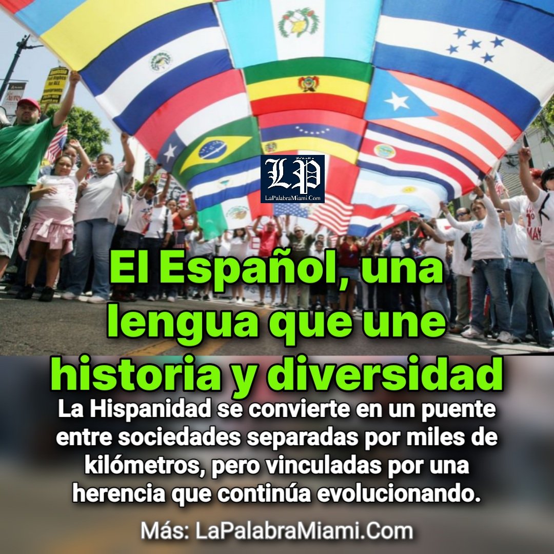 GenteNoticias's tweet photo. La Hispanidad, una lengua que une historia y diversidad

De España a América Latina y del Caribe a las grandes comunidades hispanas de EEUU, el español conecta tradiciones, música, gastronomía... y cultura.
¿Pero, por qué se celebra la Hispanidad?
Más: https://t.co/vZdeFkv38p 

#cultura #españa #hispanidad #sociedad #mundo #latinos #hispanos