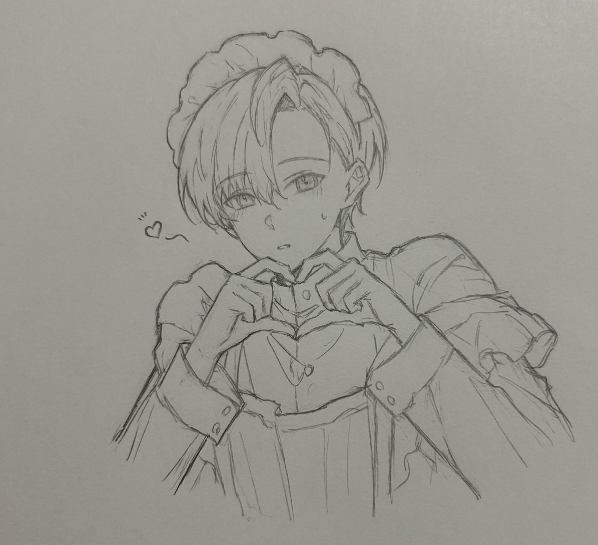 Antique_sand_'s tweet photo. メイド〜
 #ハンドレFA https://t.co/GulYJSEWKY