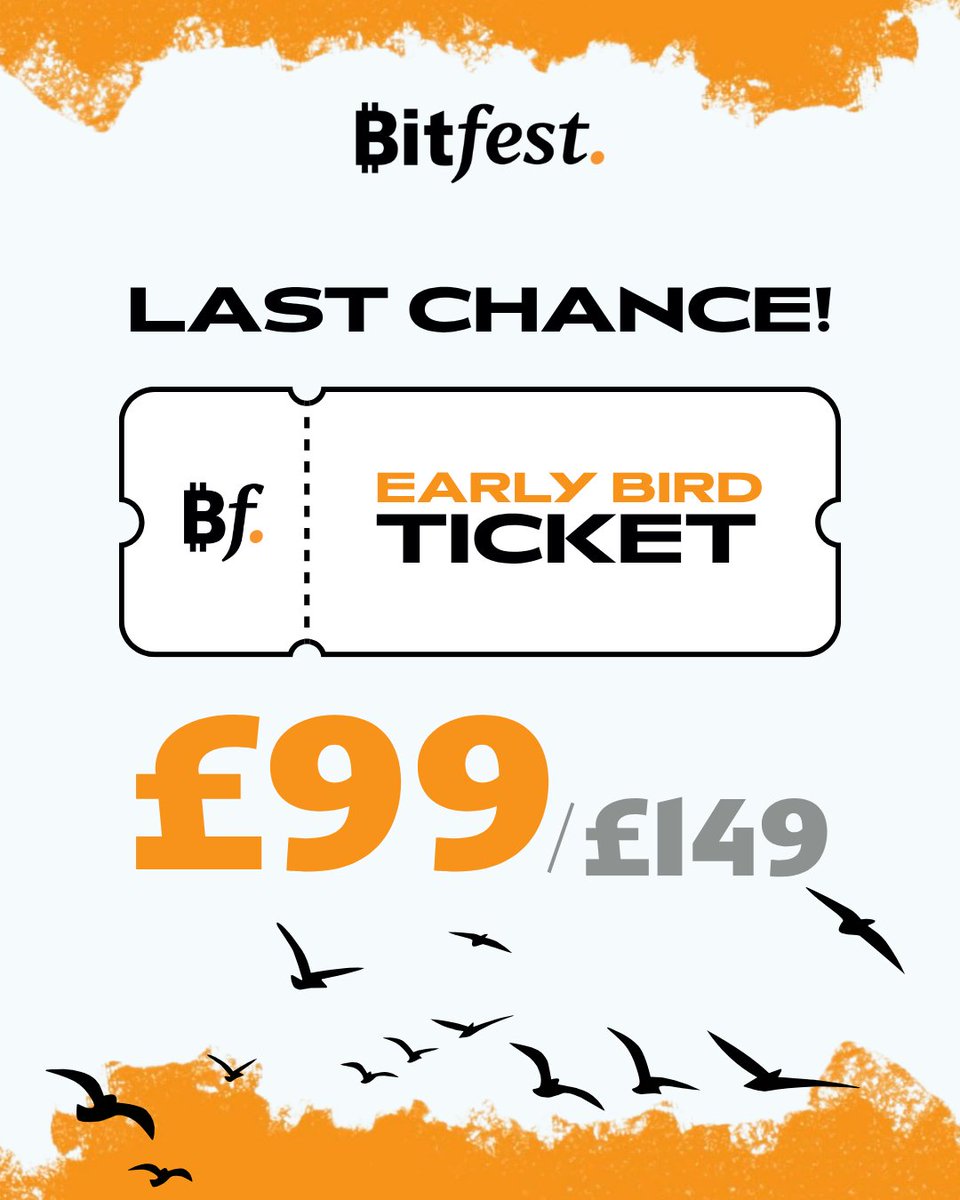 Bitfestuk's tweet photo. Bitfest Early Bird ends tomorrow.

£99 for the full festival, including Freedom Fest.

From Monday: £149.

Manchester · 20–22 November

https://t.co/jaoCYuZYqU https://t.co/M1vm3xY4DV