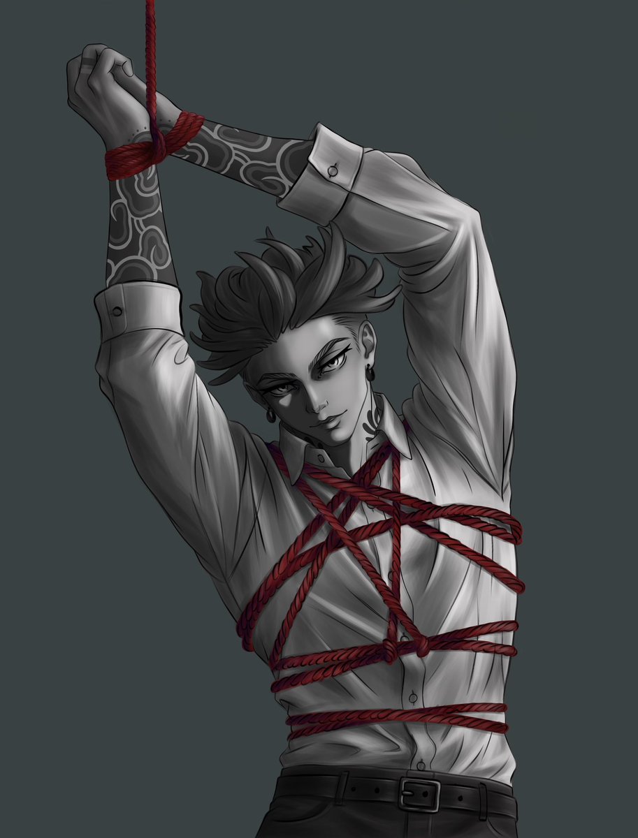 WinterKaki42802's tweet photo. Tied up Enjin is served 🍽️ #gachiakuta https://t.co/q5vqrJjyCe